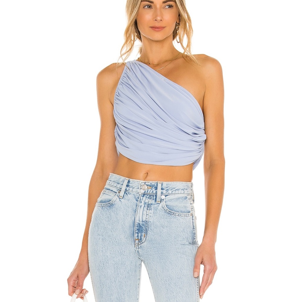 Diana Crop - Celestial Blue- Norma Kamali